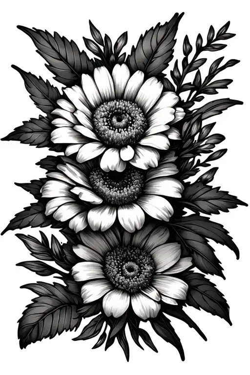 Birth Month Flowers For A Sleeve