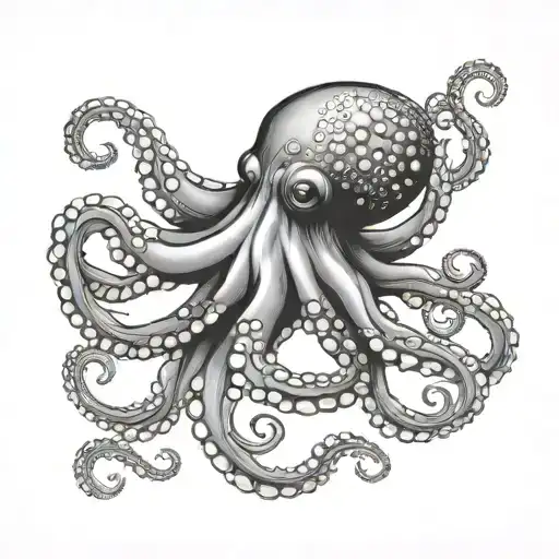 Octopus Looking