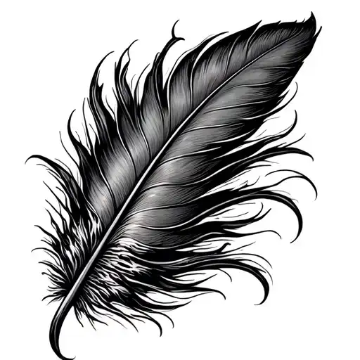 Tooled Feather