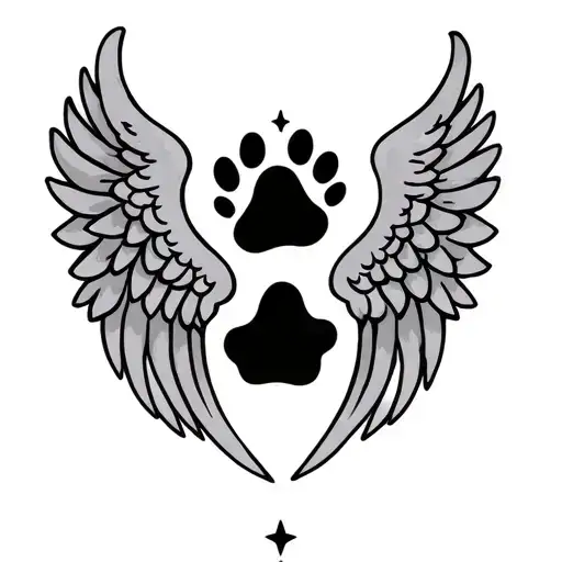 Stars Hearts Infinity Paw Print Angel Wing