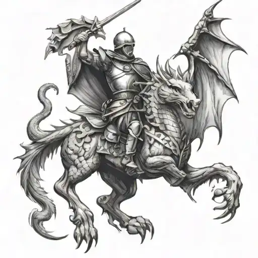 Saint George Killing A Dragon