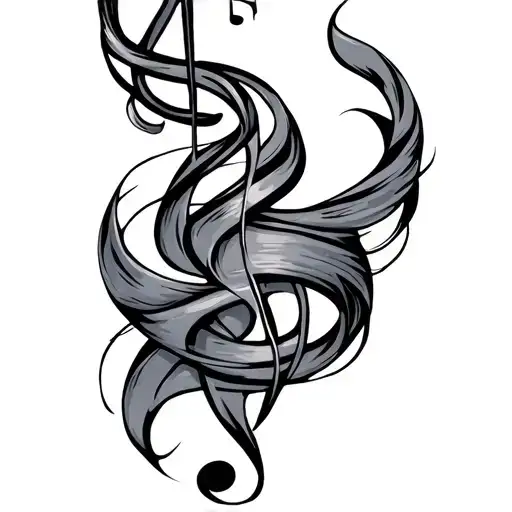 Wind And Music Notes
