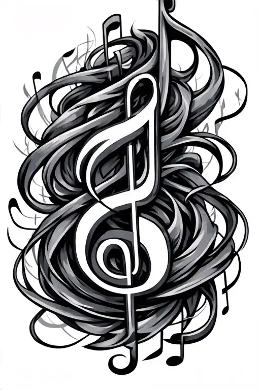 Wind And Music Notes