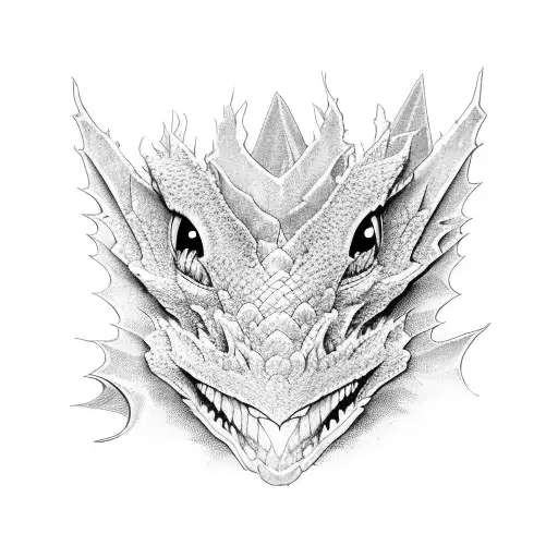 Fantasy 5 Dragon Faces With Colored Eyes Playing Peekaboo Behind Orchids