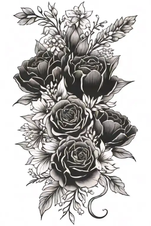 Birth Flower Bouquet