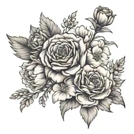 Birth Flower Bouquet