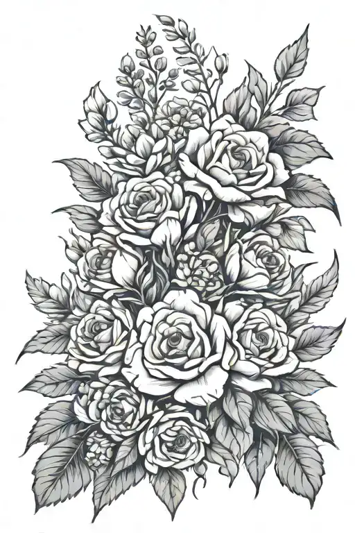 Birth Flower Bouquet