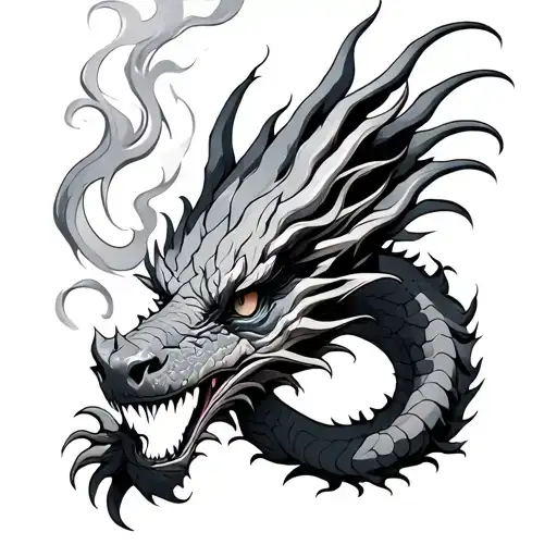 Smoky Dragon Wrapping Hand