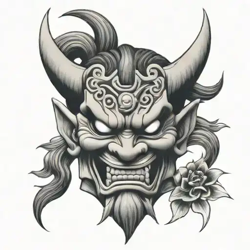 Japanese Demon Mask