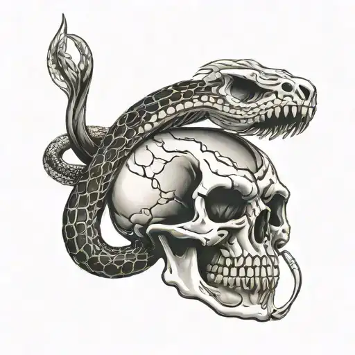 Skull Snake Fire