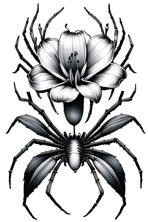 Cybersiglism Spider Lilly Flower