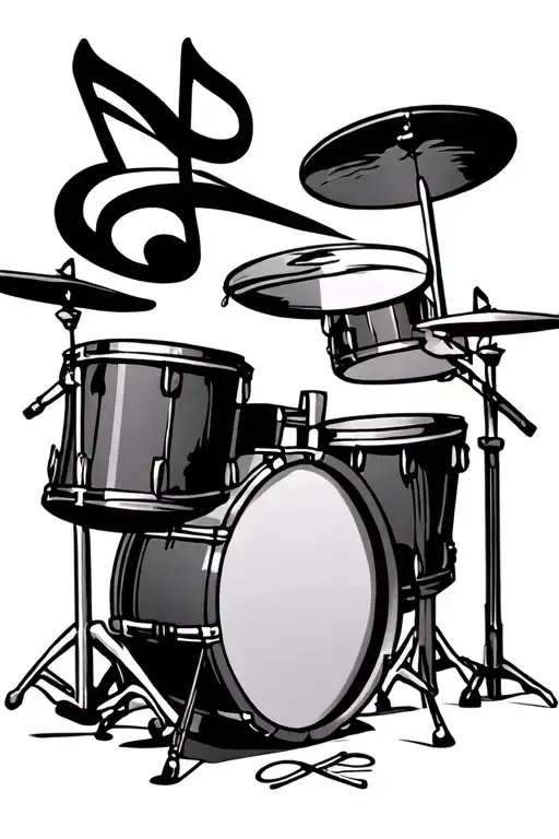 Drums Music Notes