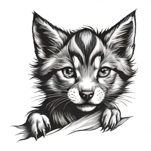 Kitten Wolf