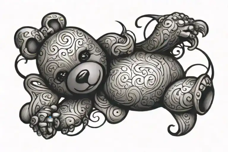 Teddy Script Surrounded