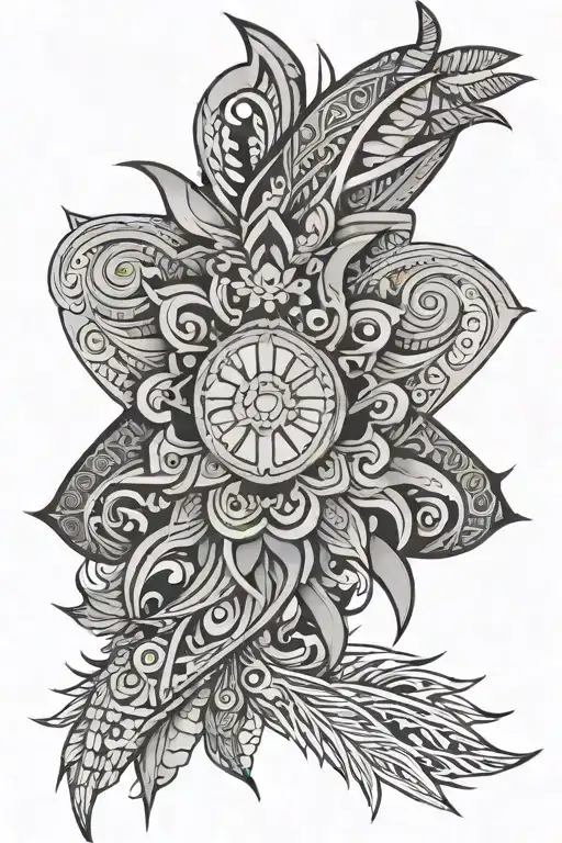 Filipino Tribal Half Sleeve