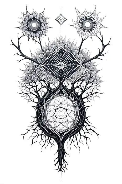 Sacred Geometry Tree