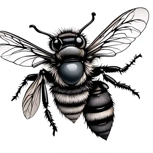 Feather Stone Bee