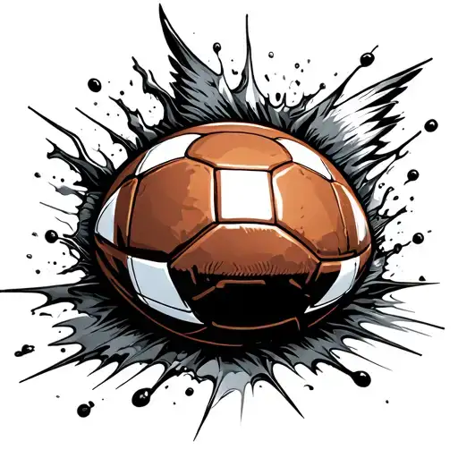 Football Ball That Disintegrates In Dove