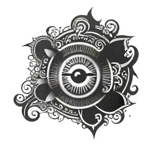 Mandela Eye Om Symbol