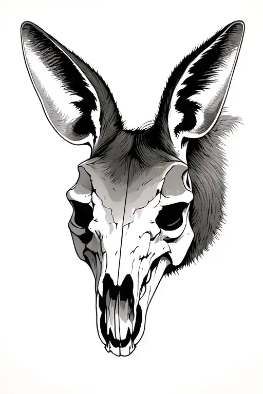 Australia Kangaroo Skull