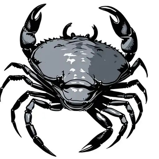 Zodiac Sign Cancer In Which I Have All The Legs Of The Crab Are Snakes