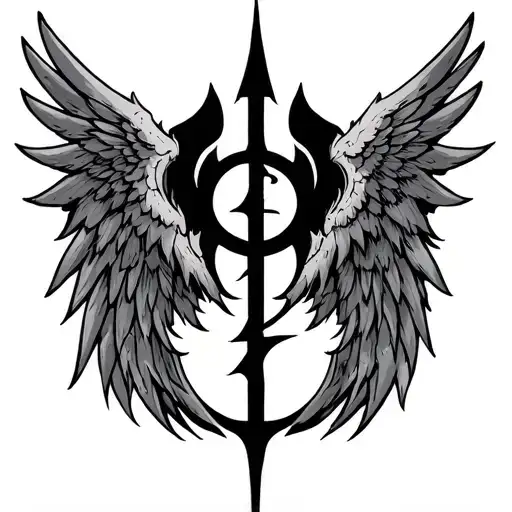 Berserk Symbol And Wings