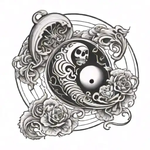 Fetus And Reaper Yin Yang