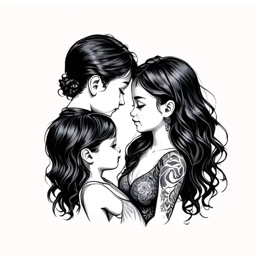 Wife Son And Daughter