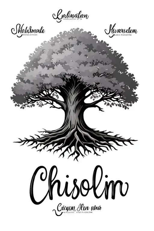 Family Tree Last Name Chisolm With 4 Differnt Names