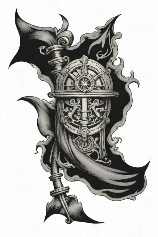 Dark Nautical Arm Sleeve