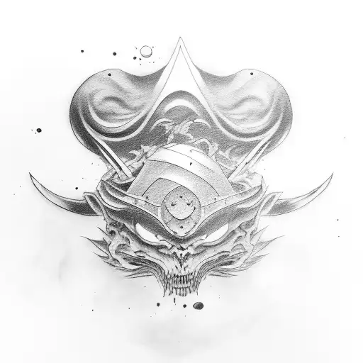 Blood And Shadow Around The Katana