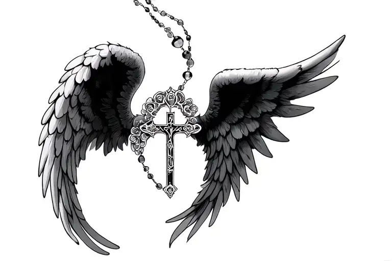 Rosary Angels Wings