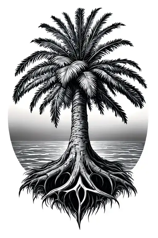 Tree Palm Of Life