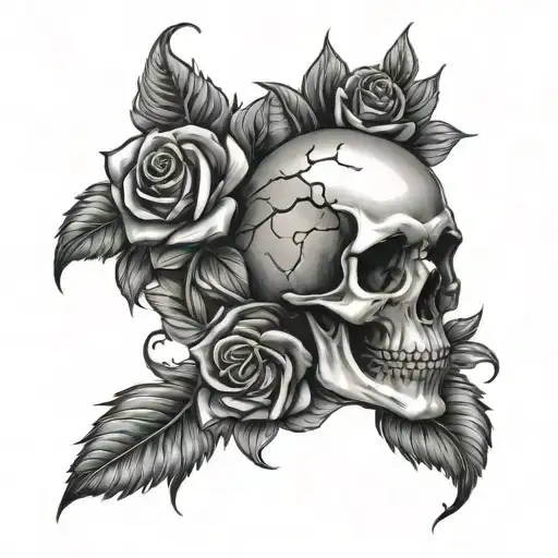 Skull And Roses