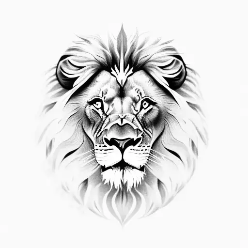 Lion Avec Une Horloge