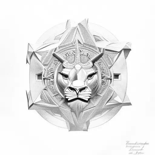Pendule Lion