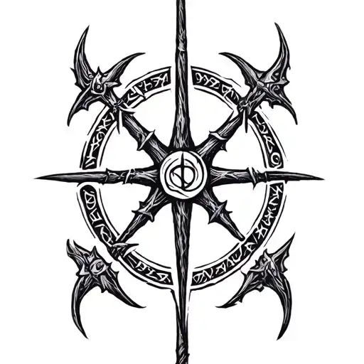 Witch Runes Engraved