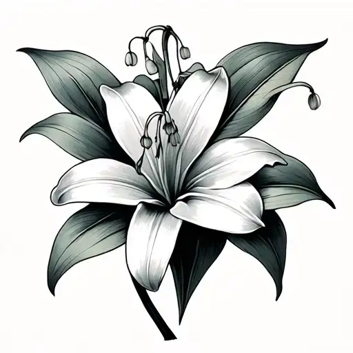 Lily Of The Valley Intertwined