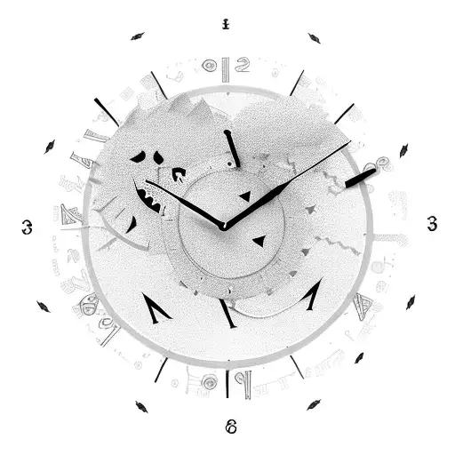 Clock Children Time Storm Light Construction Chain