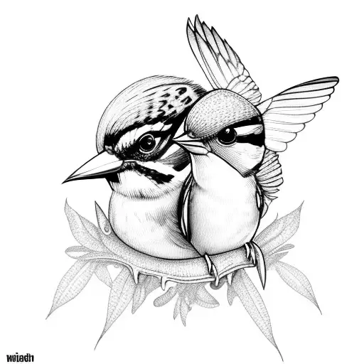 Sparrow And Hummingbird
