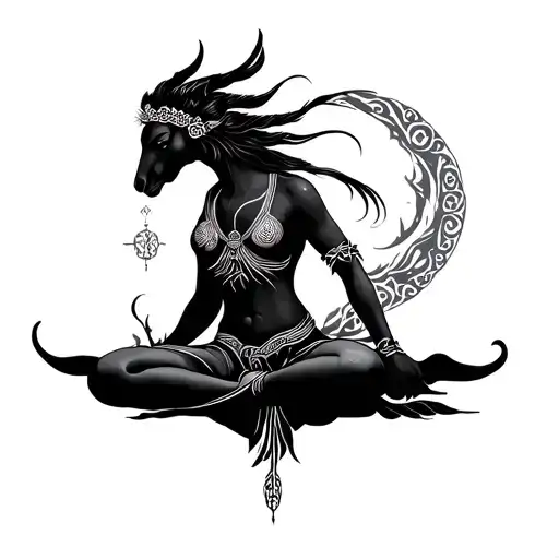 Oriental Spiritual Virgo Zodiac Sign