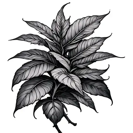 Growing Plant Intertwined