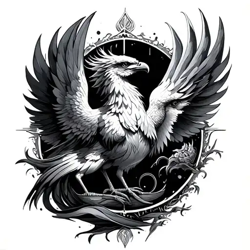 Balance And Phoenix With A Watch