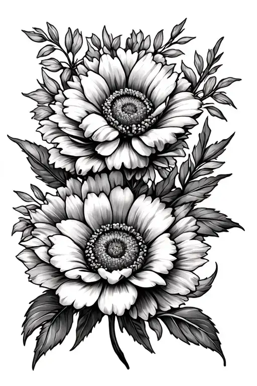 August Birth Flower Sleeve