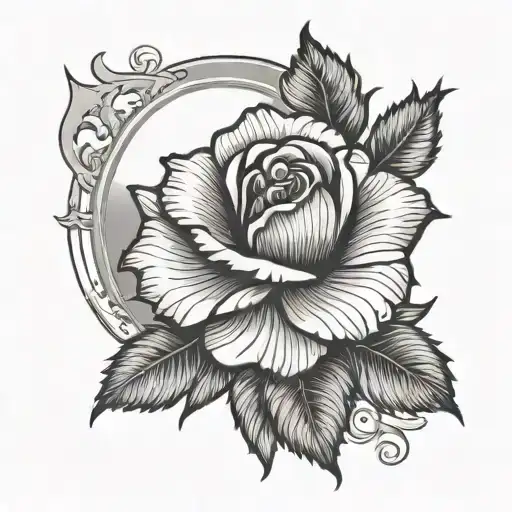 Rose In Filipino Sun Setting