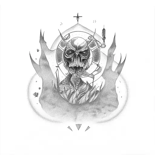 Tattoo With Lyrics From Just Pretend By Bad Omens