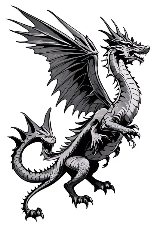 Wales Dragon Flying