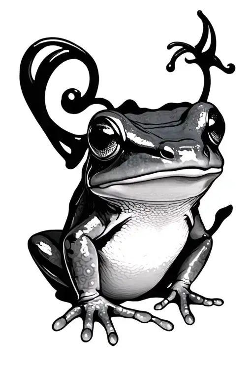 Frog Tattoo Design