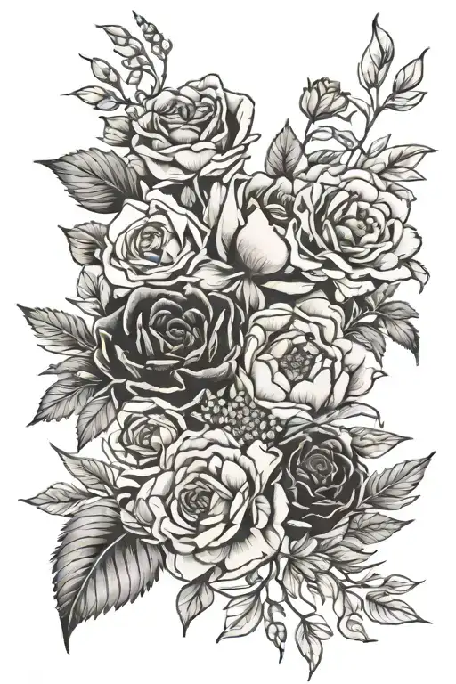 Birth Flower Bouquet