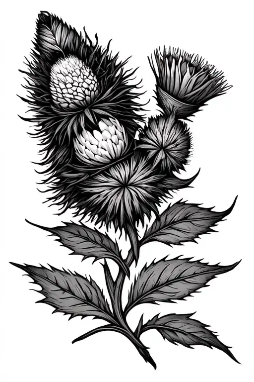 Native American Dream Cather With Thistle Tied Together